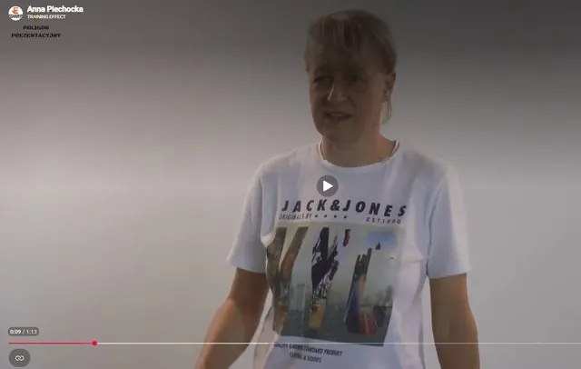 Opinia wideo uczestniczki szkolenia z prezentacji