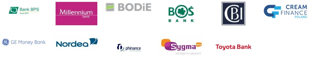 Logotypy firm — branża: finanse i bankowość