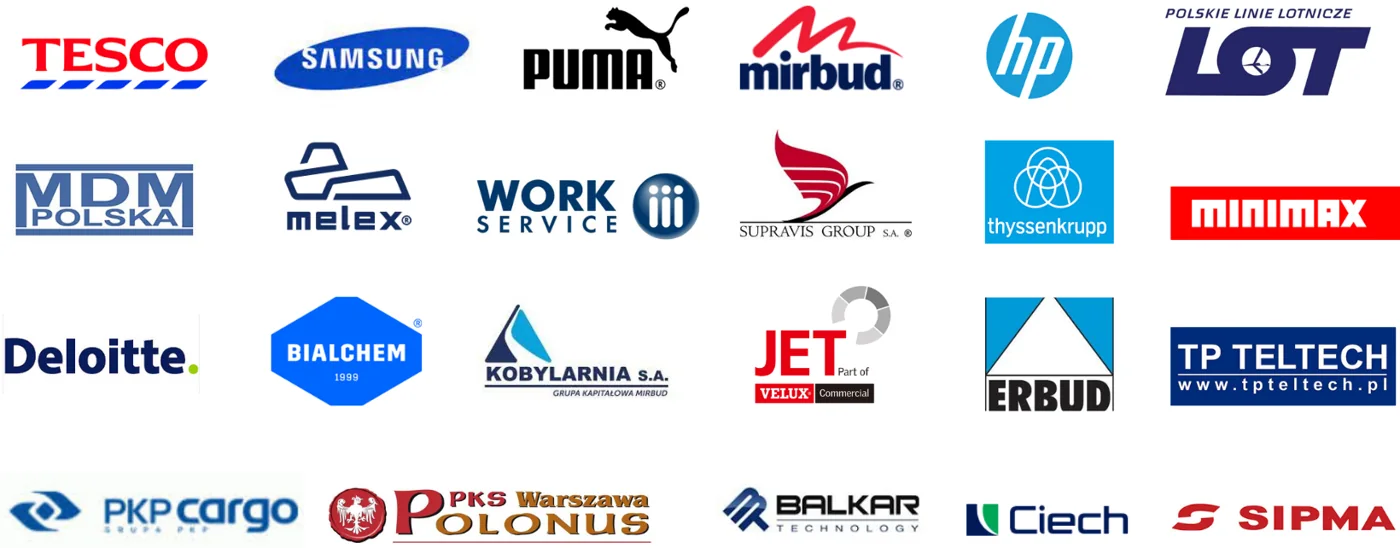 Logotypy firm — szkolenia z negocjacji